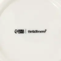 Набор для специй и соусов BellaTenero, 5 предметов: 2 соусника 200 мл, сахарница 360 мл, солонка 120 мл, перечница 120 мл, на бамбуковой подставке, керамика, белый