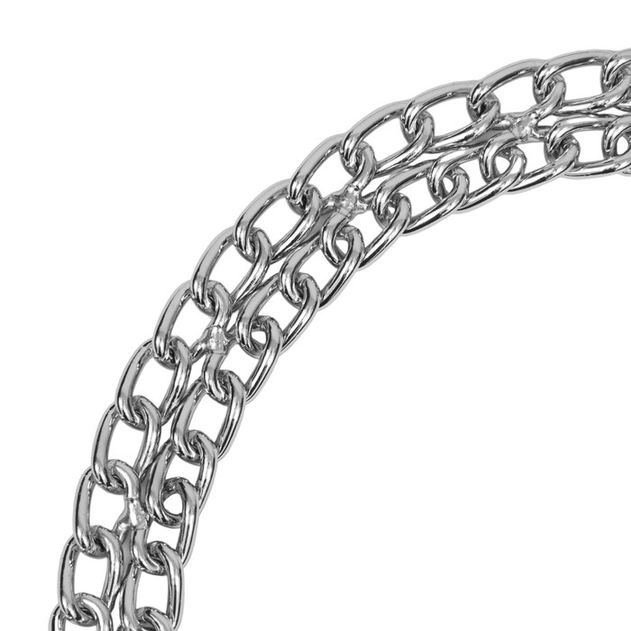 Ошейник - полуудавка металлический двухрядный, 60 см, толщина проволоки 2,5 мм Ошейник - полуудавка металлический двухрядный, 60 см, толщина проволоки 2,5 мм