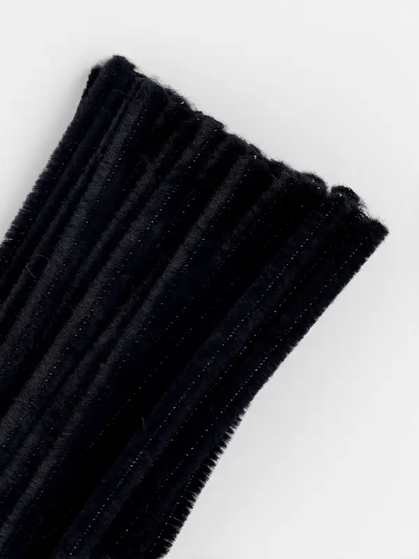 Синельная проволока, набор 50 шт., чёрная, 30 см