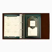 Родословная книга &laquo;Мусульманская&raquo;, зеленая, 31&times;22 см