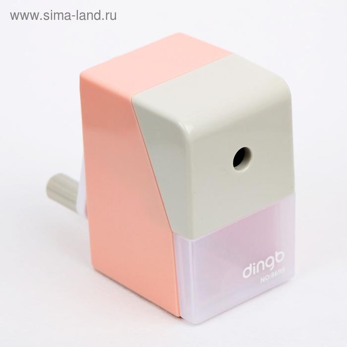 Точилка механическая с контейнером Точилка механическая с контейнером "Классика", МИКС