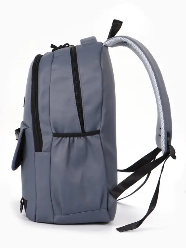 Рюкзак школьный &laquo;Смайл&raquo;, 2 отделения, 3 кармана, 31&times;15&times;46 см, синий