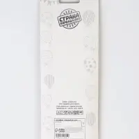 Свечи в торт &laquo;Ройс&raquo;, 6 шт., высокие, 13 см, серебристый металлик