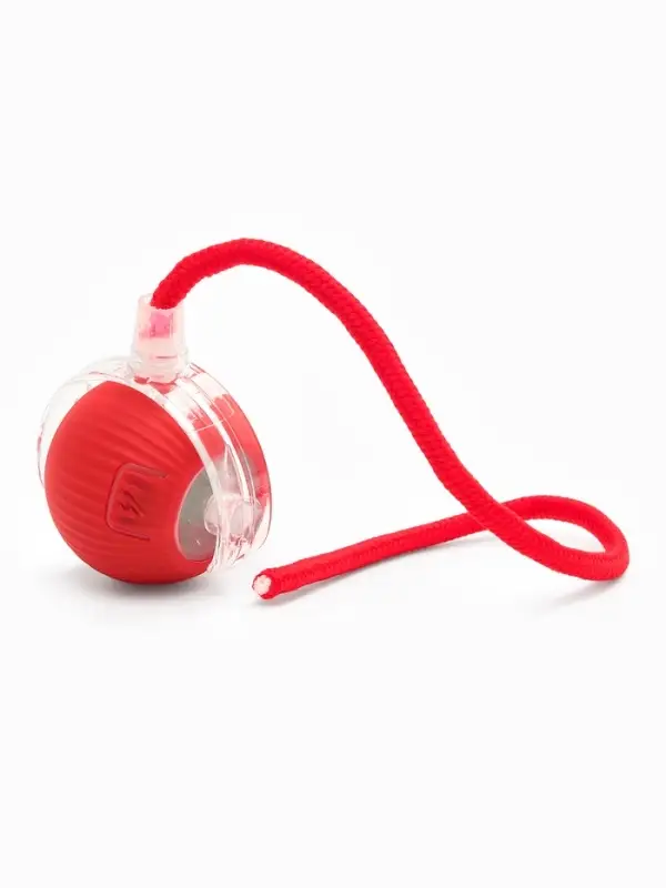 Интерактивная игрушка для кошек  Интерактивная игрушка для кошек "Убегающий хвост", красная