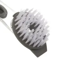 Щетка для посуды с дозатором тм Vetta, 23,5х7х4,5 см, полипропилен, серая