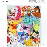 Тетрадь А5, 48 листов в клетку &laquo;Персонажи&raquo;