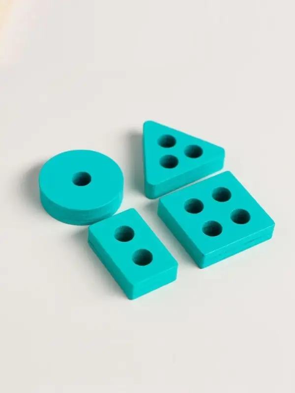 Детская развивающая пирамидка &laquo;Собери сам&raquo; 4.2&times;3.5&times;13 см