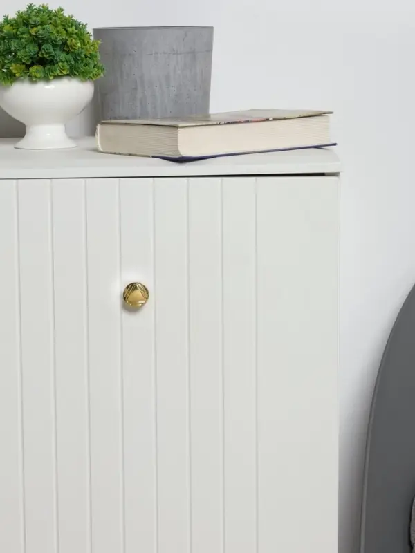 Ручка-кнопка ТУНДРА РК014GP, цвет золото, 8 шт.