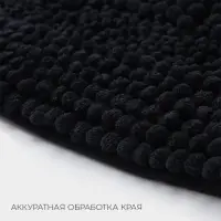 Коврик для дома LaDо́m, букли, плотность 1900 г, 50&times;80 см, графитовый