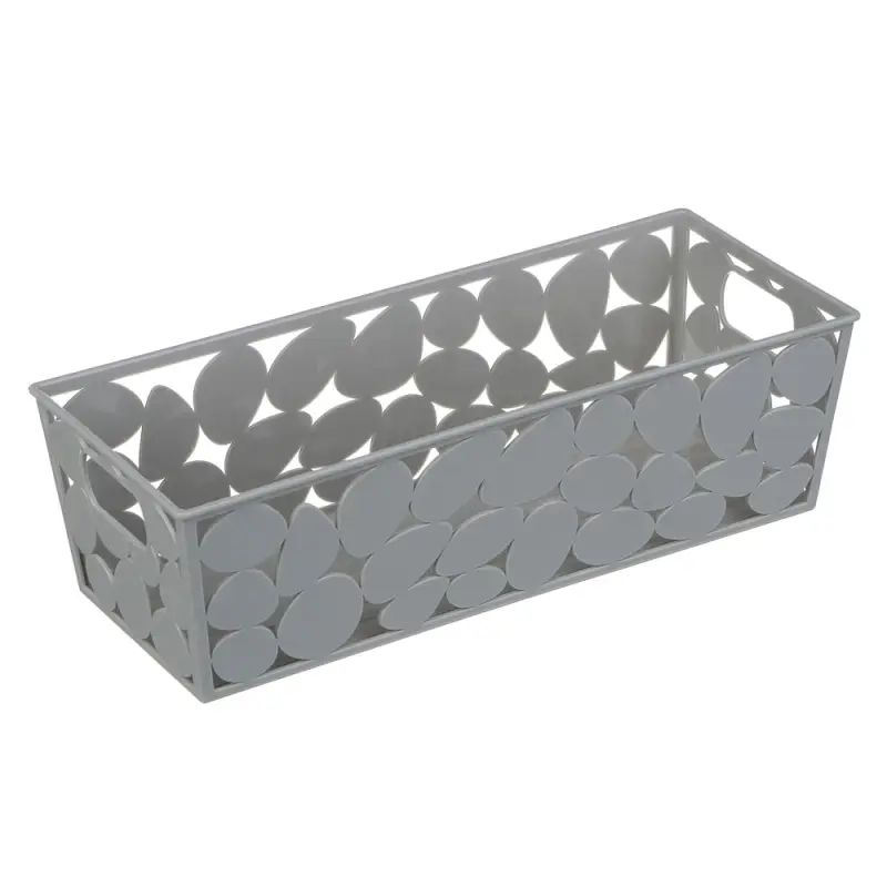 Корзинка для хранения тм VETTA, пластик, 25,5x10x7,5см, 2 цвета