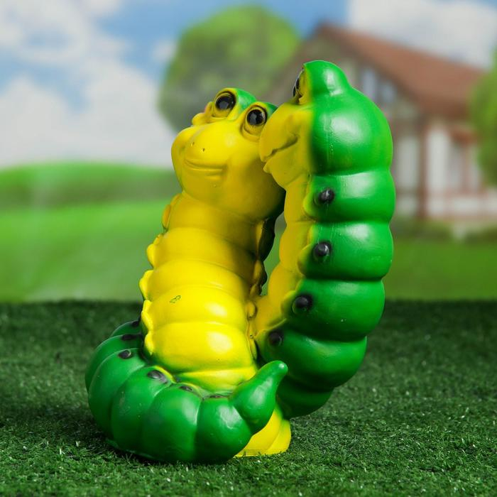 Садовая фигура Садовая фигура "Гусеницы пара" 18х15х23см