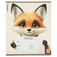 Тетрадь 12 листов в клетку ErichKrause Note Friends, МИКС