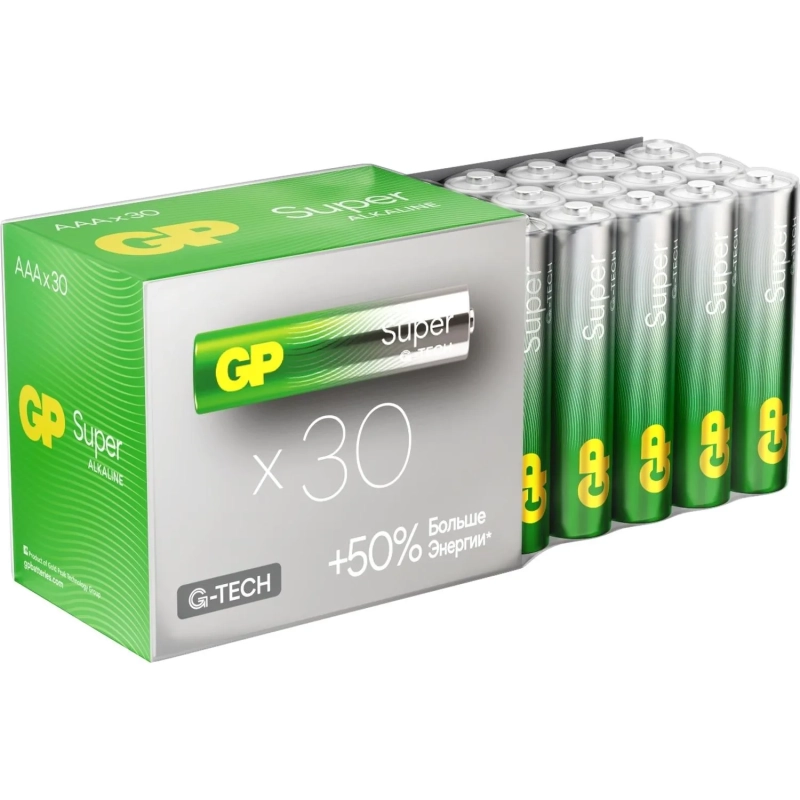 Батарейка GP ААА 24A-2CRVS30/24AA21-2CRSWC30, 30шт/уп