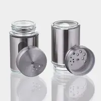 Набор для специй "Стиль" 2 шт, на подставке, 130 мл Набор для специй "Стиль" 2 шт, на подставке, 130 мл