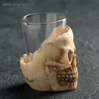 Стопка стеклянная &laquo;Череп. Хэллоуин&raquo;, 50 мл