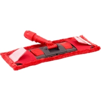 Держатель МОПа универс. пластик 40х11см т.серый/красный NPK195