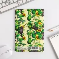 Блокнот А5, 48 листов, в точку, обложка софт-тач «Авокадо и коты» Блокнот А5, 48 листов, в точку, обложка софт-тач «Авокадо и коты»