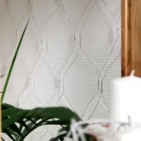 Гирлянда &laquo;Сеть&raquo; 1.6&times;1.6 м, IP20, прозрачная нить, 144 LED, 8 режимов, 220 В, свечение мульти,