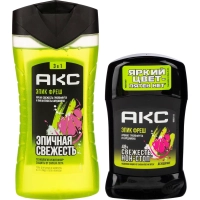 Подарочный набор Акс Эпик фреш мужской гель и дезодорант-антиперспирант