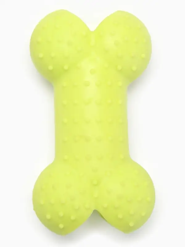 Жевательная игрушка для собак &laquo;Кость малая&raquo;, 8.5 см, TPR, салатовая