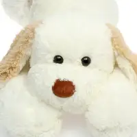 Мягкая игрушка &laquo;Собака Дружок с лентой&raquo;, цвет молочный/кофейный, 85 (111) см