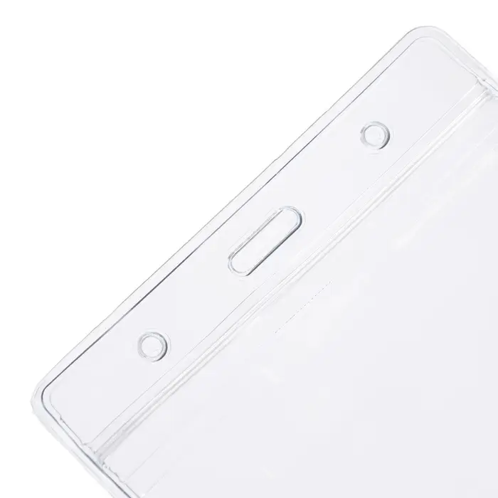 Бейдж горизонтальный 95×58 мм, ErichKrause, без держателя, прозрачный Бейдж горизонтальный 95×58 мм, ErichKrause, без держателя, прозрачный