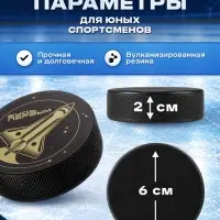 Шайба хоккейная Winter Star, детская, d=6 см