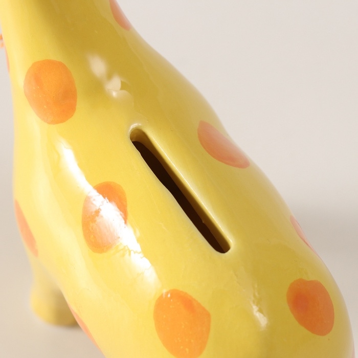 Копилка керамика Копилка керамика "Жирафик с пушистой гривой" 5,7х13,8х20,5 см