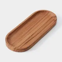 Блюдо, 27&times;11&times;2 см, тиковое дерево