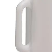 Бутылка для выпойки телят, 2 л, с ручкой, с крышкой, пластик, белая