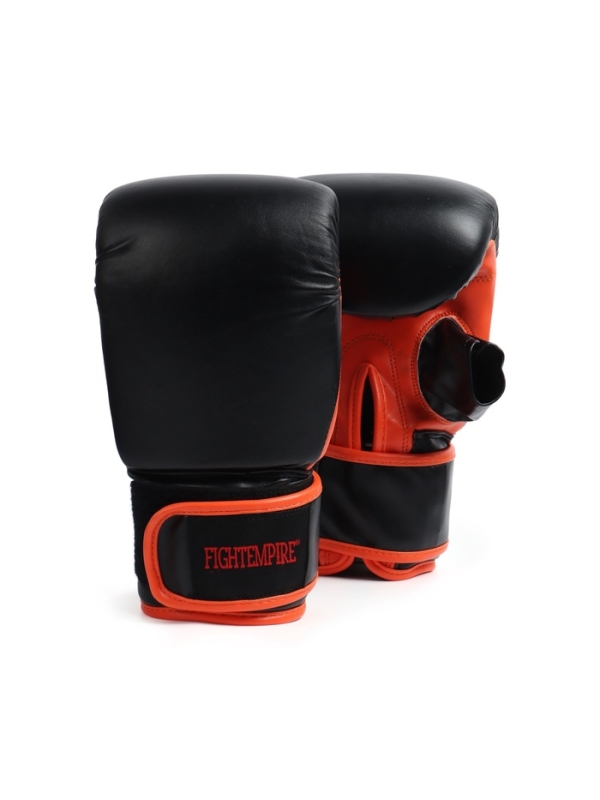 Перчатки снарядные FIGHT EMPIRE, MEXIMA, чёрно-оранжевые, размер L