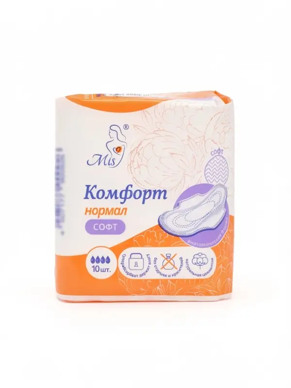 Прокладки Mis Normal Soft, 4 капли, 10 шт.