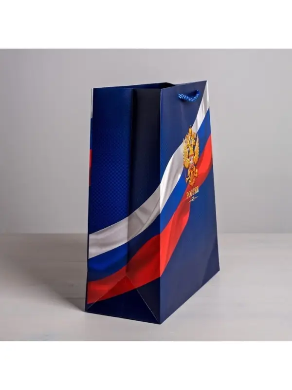 Пакет подарочный, упаковка, &laquo;Россия&raquo;, 25&times;32&times;12 см