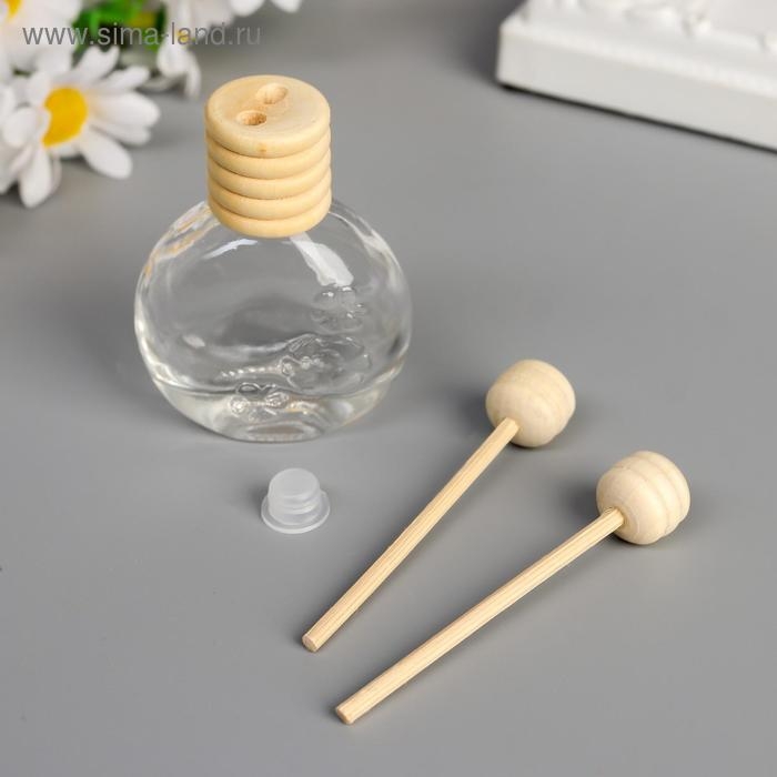 Диффузор стекло с палочками для ароматической эссенции 8 мл 5,5х4,3х2,2 см