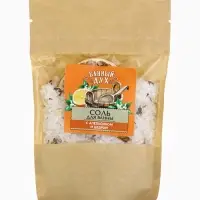 Соль для ванны с апельсином и цедрой, 150 г, Банный дух