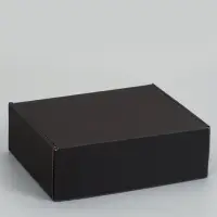 Коробка складная &laquo;Чёрная&raquo;, для подарков, хранения и отправки посылок, 27&times;21&times;9 см
