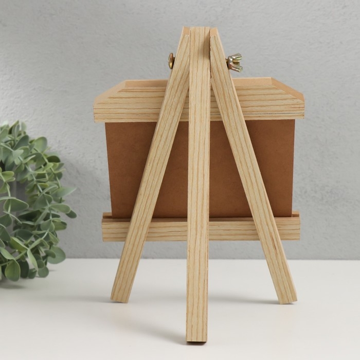 Фоторамка МДФ 10х15 см Фоторамка МДФ 10х15 см "Мольберт" 13.5х3х19 см