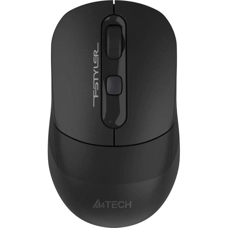 Мышь компьютерная A4Tech Fstyler (FB10C STONE BLACK) черн/2400dpi/беспр/4кн