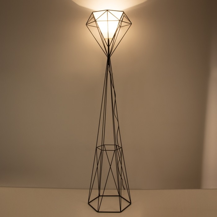 Торшер 19081/1 E27 40Вт черный 35х35х175 см