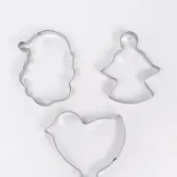 Формы для вырезания печенья &laquo;Новогодние сладости&raquo;, набор 10 шт., нержавеющая сталь