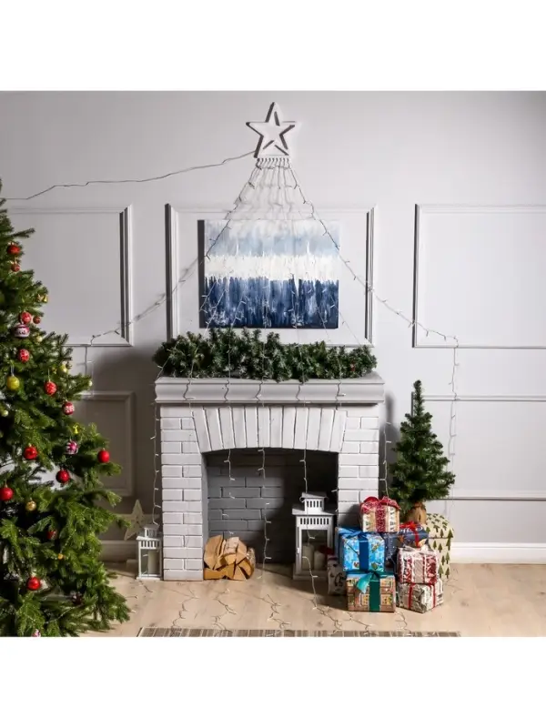 Светодиодная фигура &laquo;Комета&raquo; 3.5 м, пластик, 9 нитей, 31 В, свечение мульти