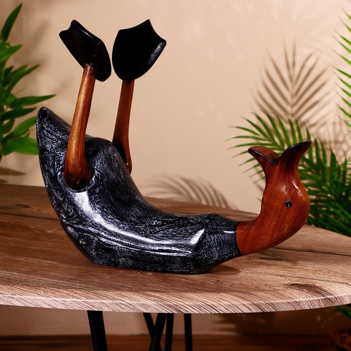 Подставка под бутылку  Подставка под бутылку "Уточка" дерево 30х20х25 см