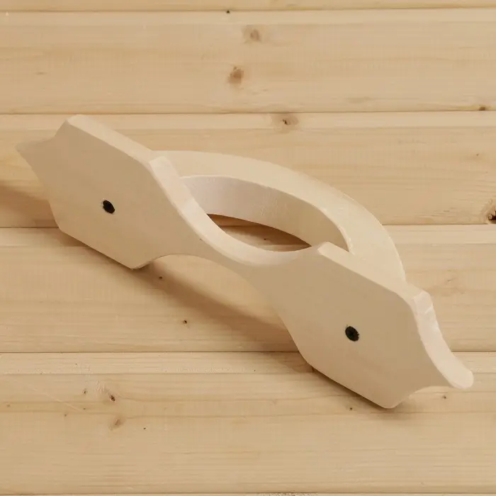 Ручка для бани и сауны, 32&times;9&times;2.6, деревянная, &laquo;Добропаровъ&raquo;