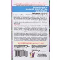 Семена Цветы Астра игольчатая &laquo;Шальная Императрица&raquo; фиолетовая, 0.2 г
