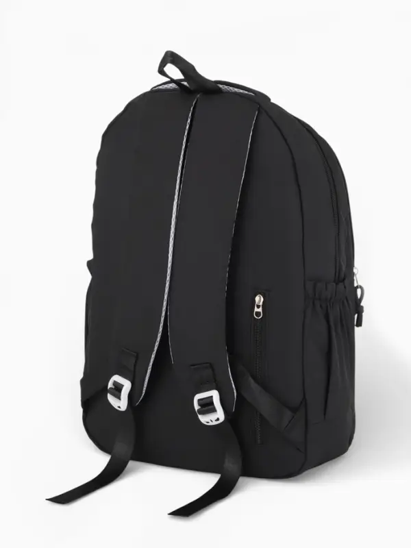 Рюкзак школьный, с пеналом, 2 отделения, 3 кармана, 31&times;14&times;44 см, чёрный