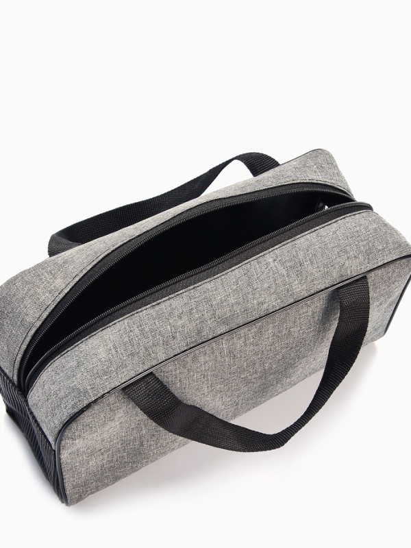 Косметичка на молнии, цвет коричневый Косметичка на молнии, цвет коричневый