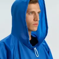 Дождевик-анорак Alatau, укороченный, синий, единый размер