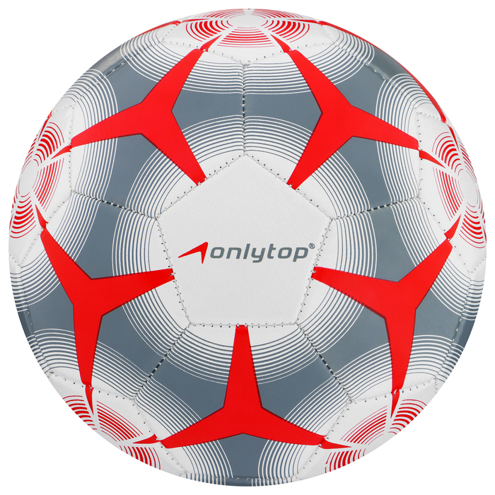 Футбольный мяч ONLYTOP, машинная сшивка, 32 панели, р. 5, PVC Футбольный мяч ONLYTOP, машинная сшивка, 32 панели, р. 5, PVC