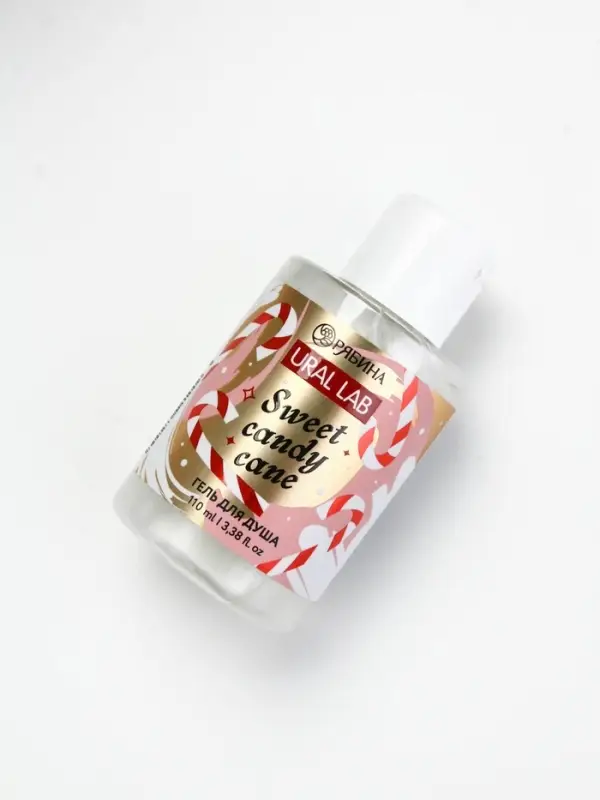 Гель для душа, 110 мл, Sweet candy cane, аромат карамель, URAL LAB