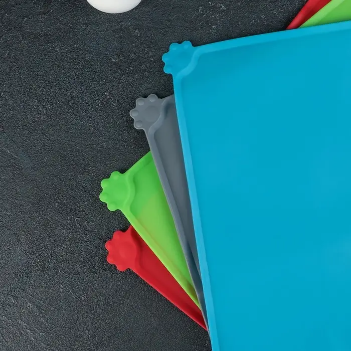 Коврик для выпечки «Лапка», силикон, 55,1×35,5 см, цвет МИКС